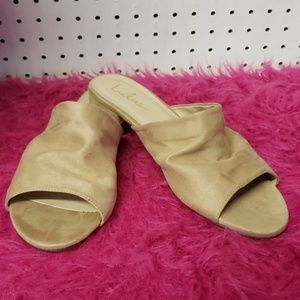 Lulus Slip On Faux Suede Slip On Shoes sz 9